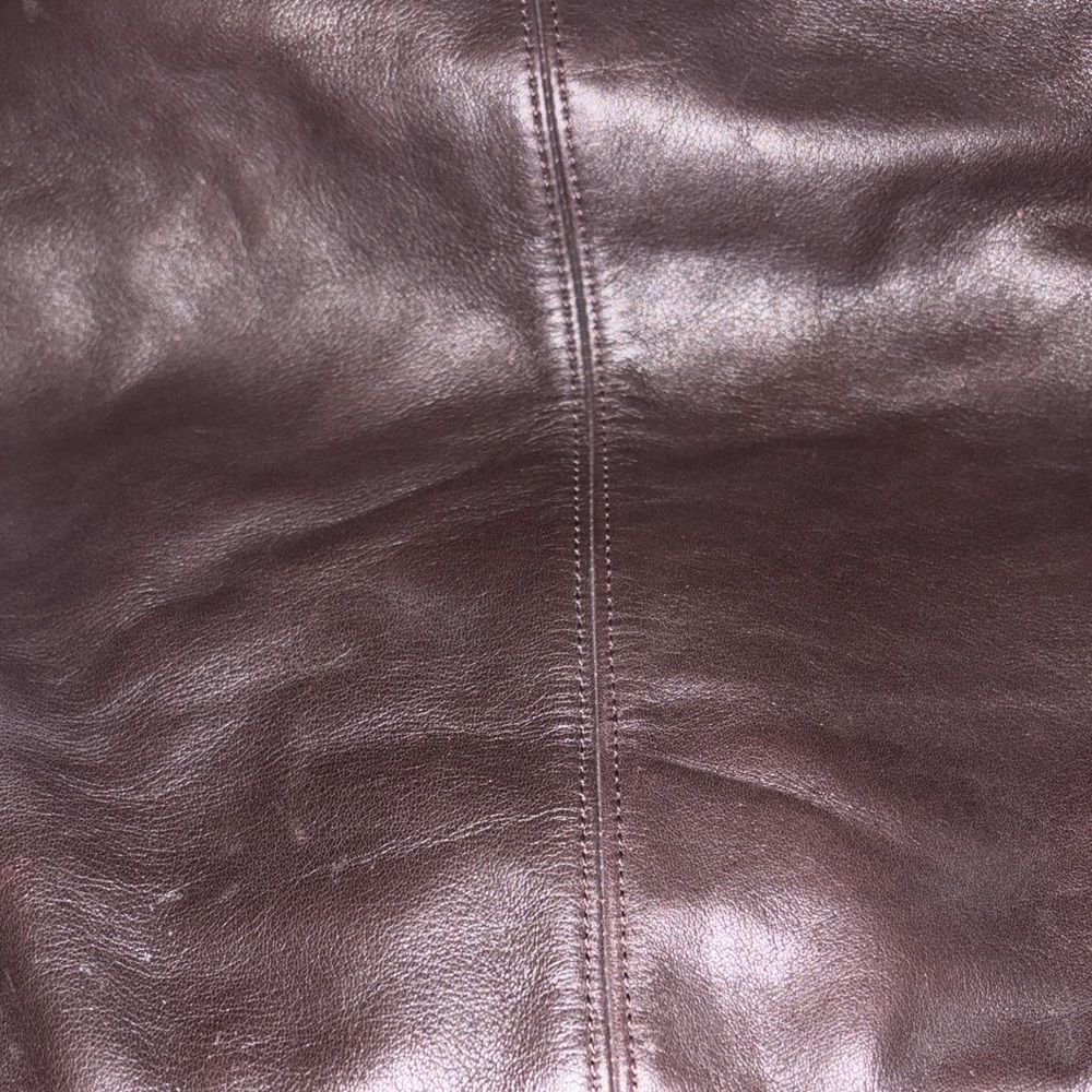 Anne Klein Chocolate Brown Leather Hobo Bag - Picture 2 of 6